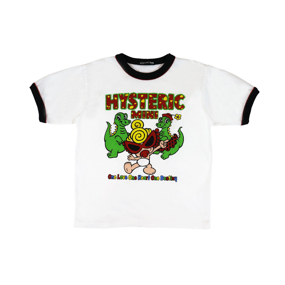 6月予約商品]MINI WITH BOB&MARIE リンガーTシャツ – Hystericmini