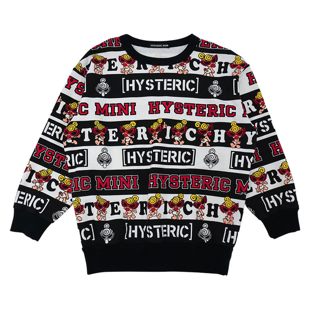 MULTI MINI LOGO ボーダー 裏毛トレーナー – Hystericmini OnlineStore