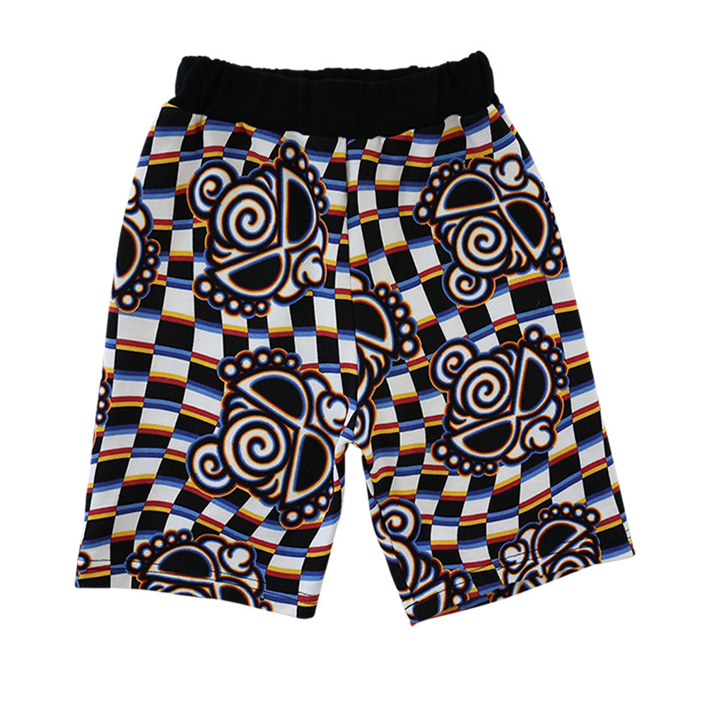 ビューティ・ビースト　黒　チェック柄 ショートパンツ DISTORTION CHECKER総柄 ショートパンツ – Hystericmini OnlineStore