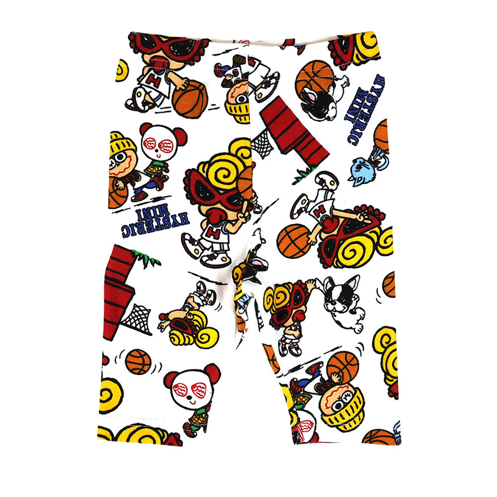 2月予約商品】HYSTERIC MINI HOOPS総柄 5分丈レギンス – Hystericmini