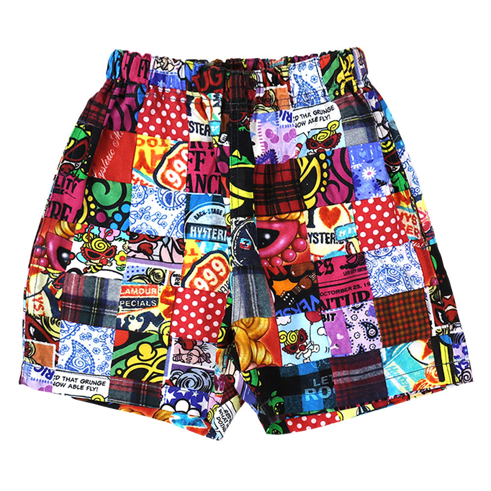 CRAZY QUILT総柄 Viscotex ハーフパンツ – Hystericmini OnlineStore