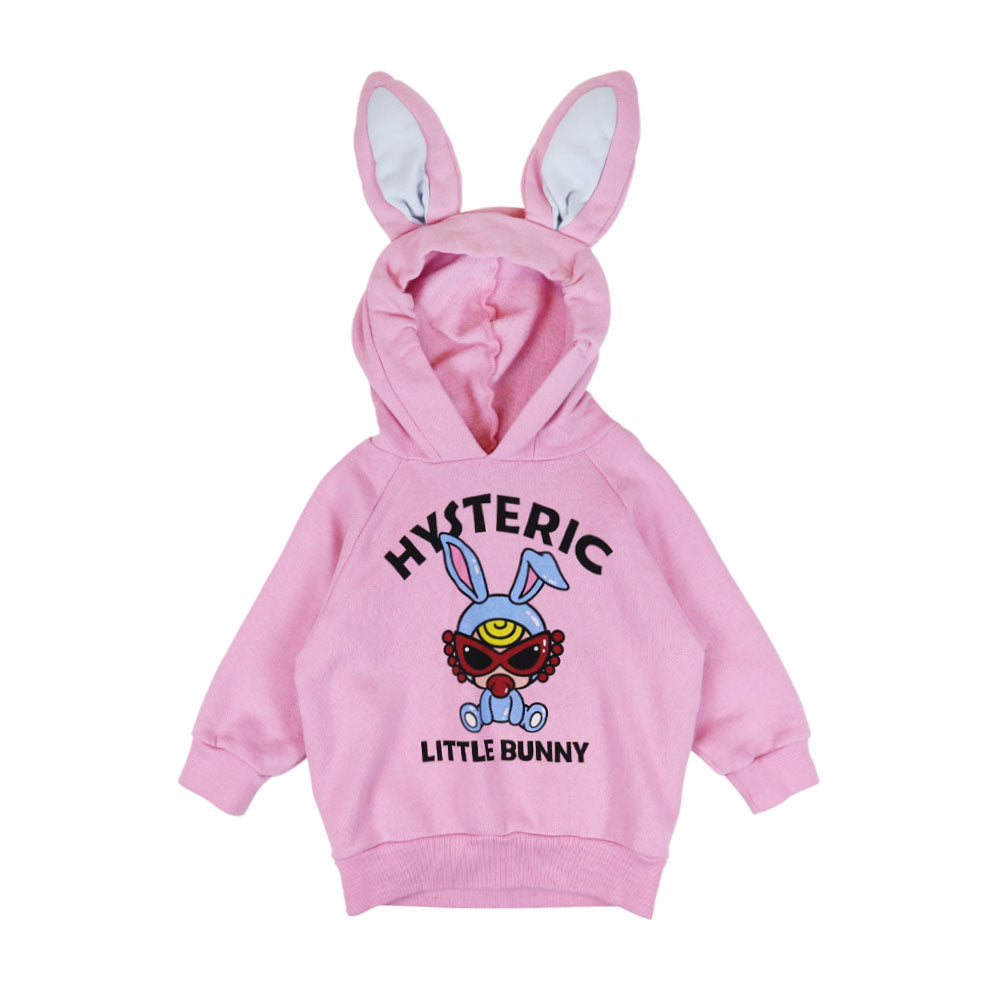 10月予約商品]LITTLE BUNNY 耳付き 裏起毛パーカー – Hystericmini