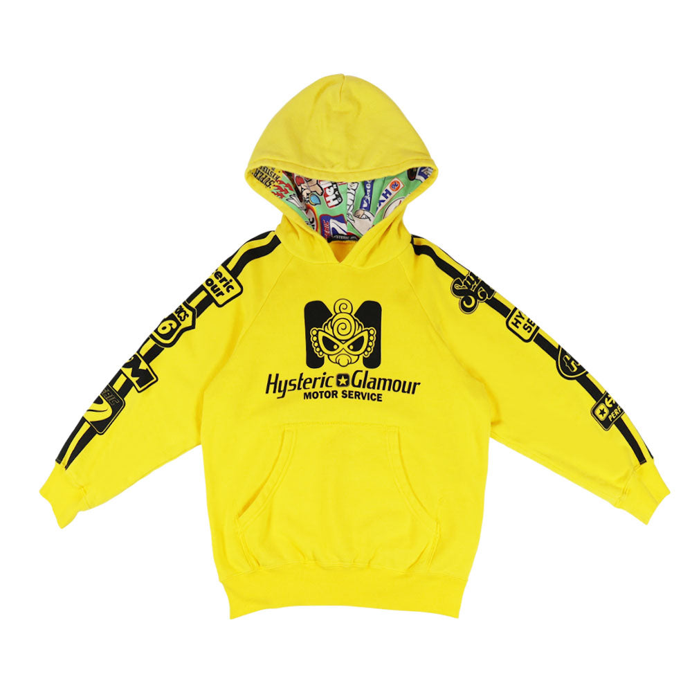 MOTOR BABY M LOGO 裏毛パーカー