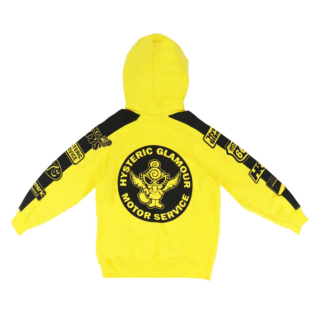 MOTOR BABY M LOGO 裏毛パーカー
