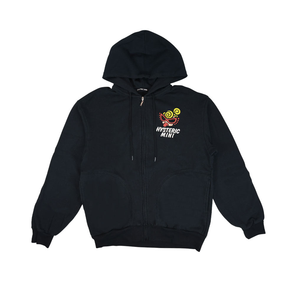 [6月予約商品]MINI FACE WITH SPEECH BALLOON 裏毛 パーカー ADULT SIZE