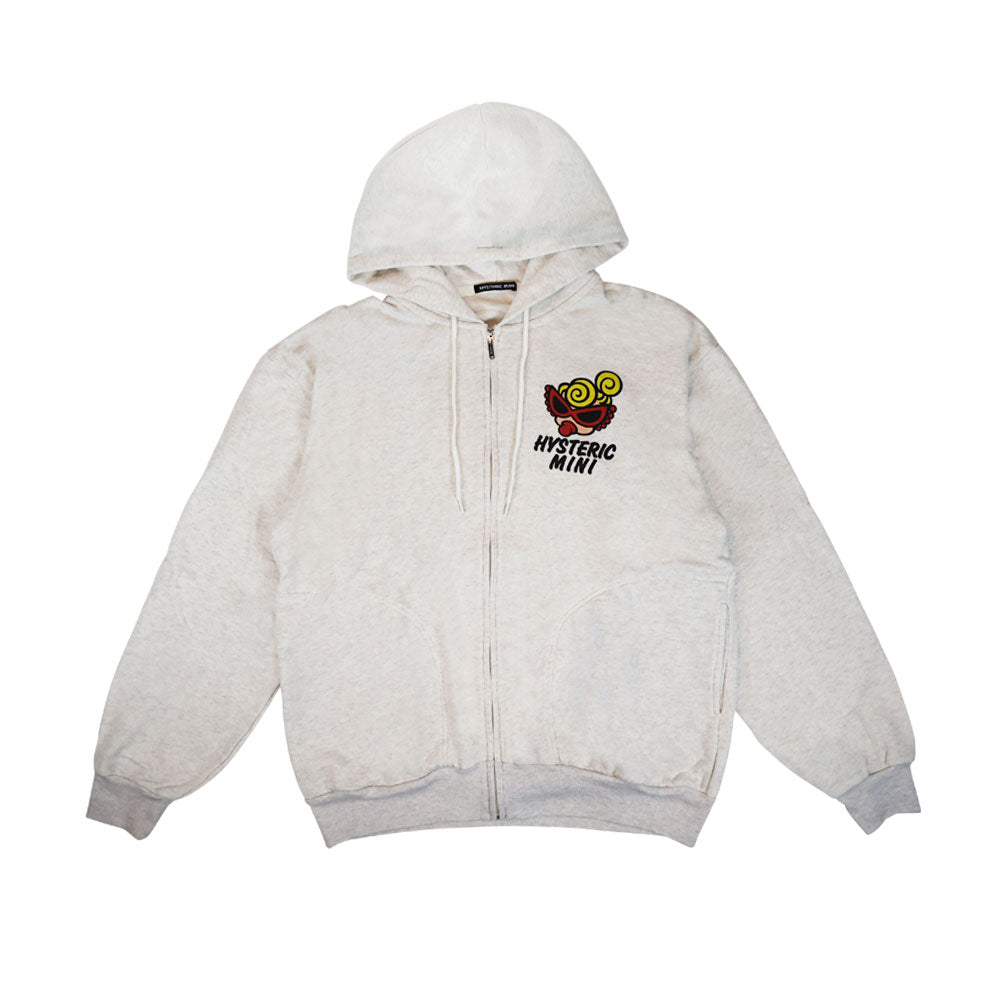[6月予約商品]MINI FACE WITH SPEECH BALLOON 裏毛 パーカー ADULT SIZE