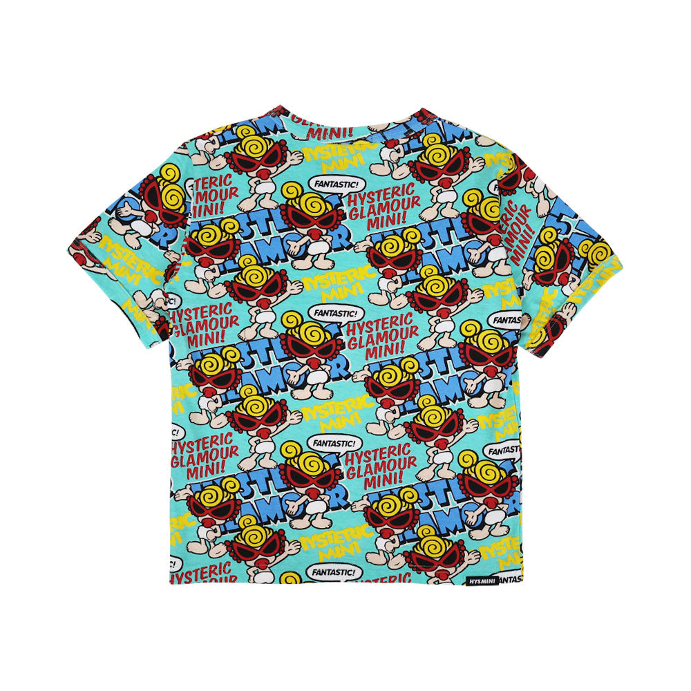 [6月予約商品]FANTASTIC!総柄 半袖Tシャツ