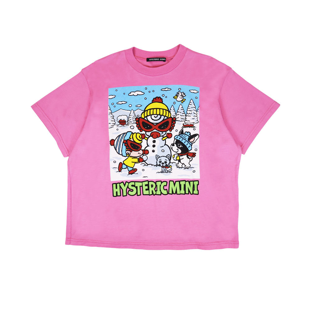 6月予約商品]LET'S MAKE A SNOWMAN WITH J 半袖Tシャツ – Hystericmini