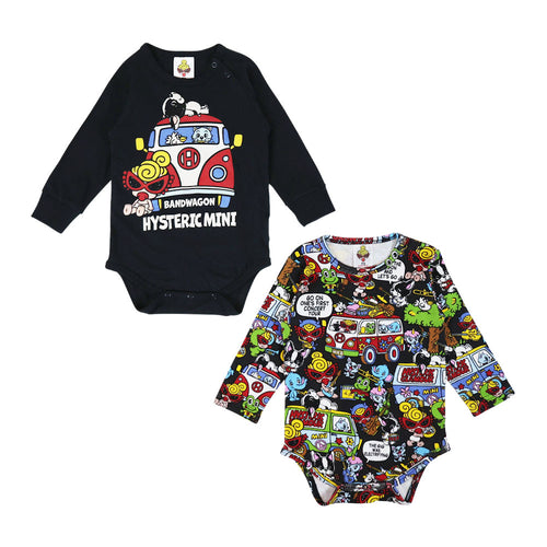 6月予約商品]BAND WAGON 長袖ロンパース セット – Hystericmini 
