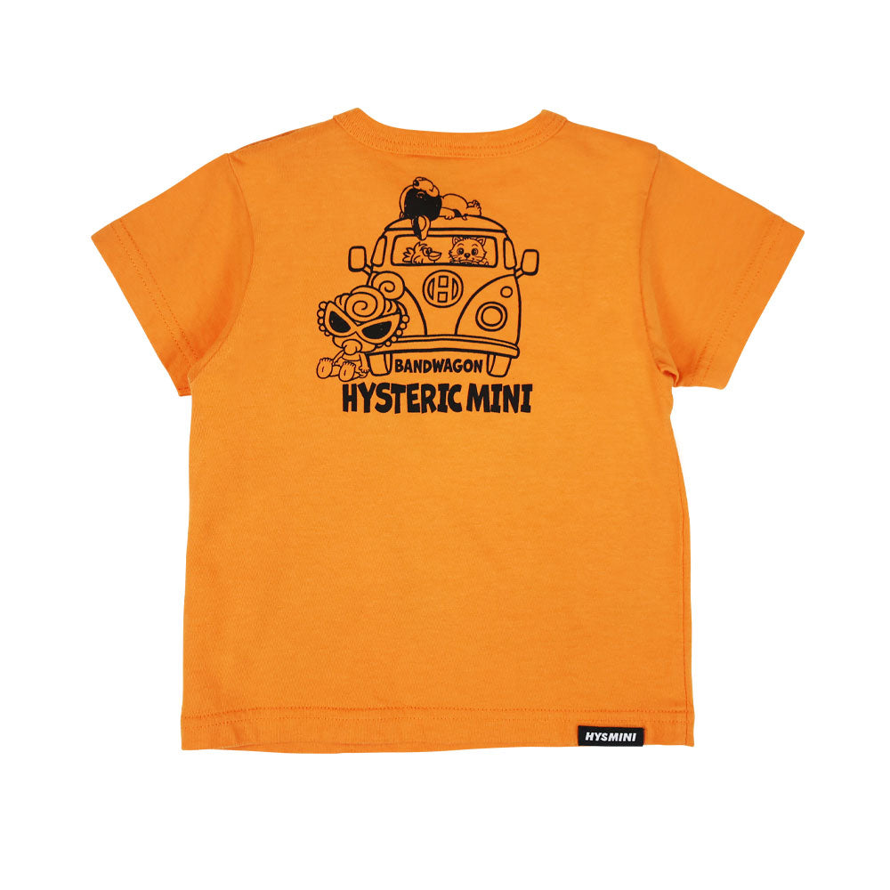 6月予約商品]HYS MINI BAND WAGON PARTY 半袖Tシャツ – Hystericmini