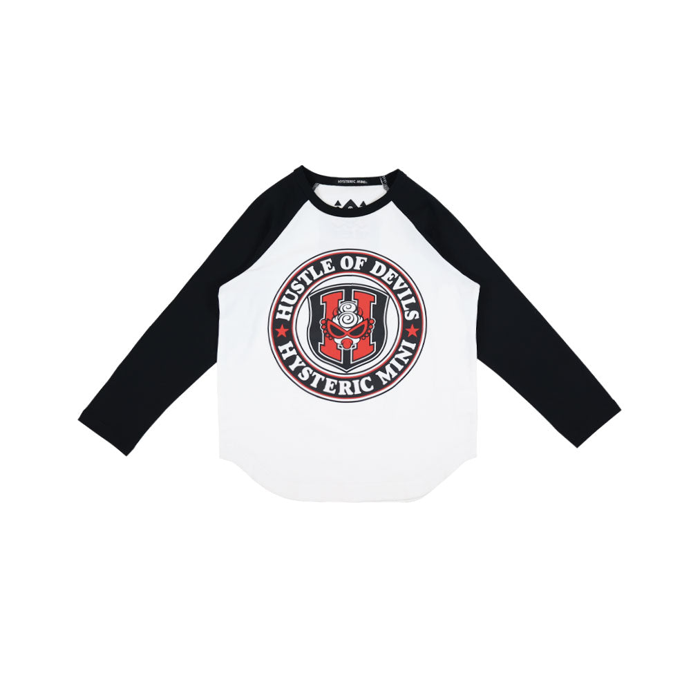 吸水速乾 HUSTLE OF DEVILS ラグランTシャツ