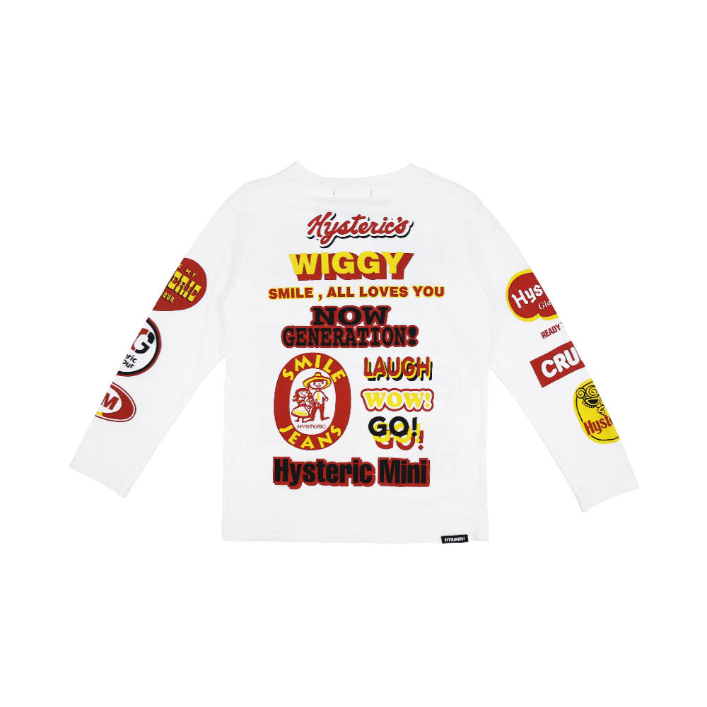 [7月予約商品]BIG LOGO COLLAGE 長袖Tシャツ