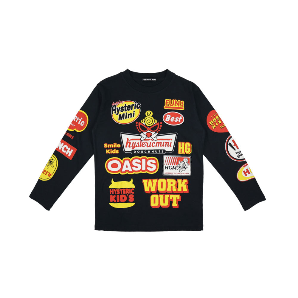 [7月予約商品]BIG LOGO COLLAGE 長袖Tシャツ