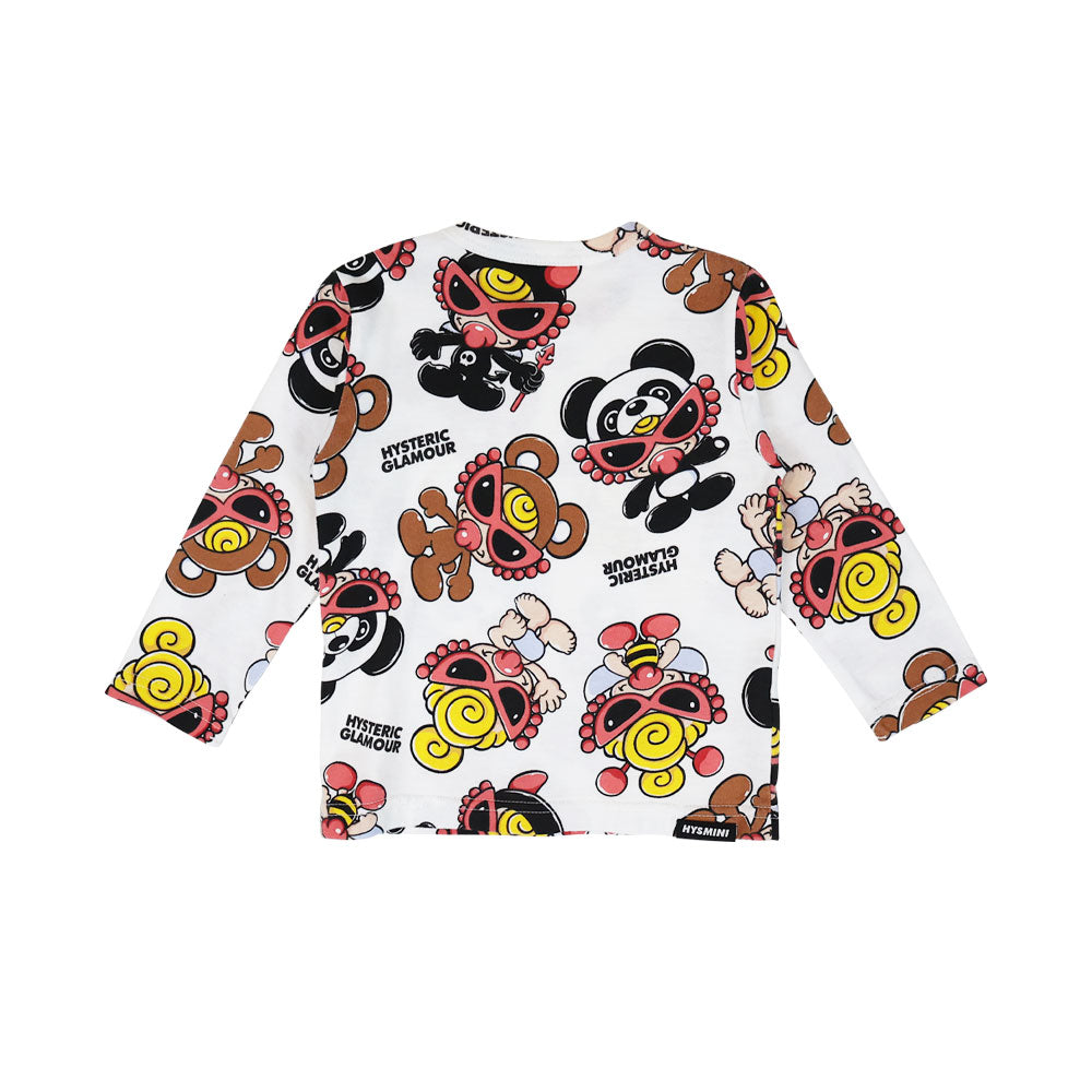 PLUMP MINI総柄 長袖Tシャツ