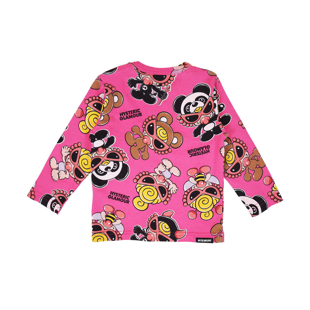 PLUMP MINI総柄 長袖Tシャツ