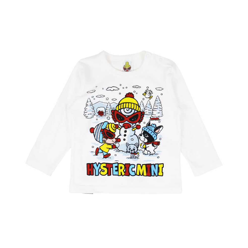 LET'S MAKE A SNOWMAN WITH J 長袖Tシャツ