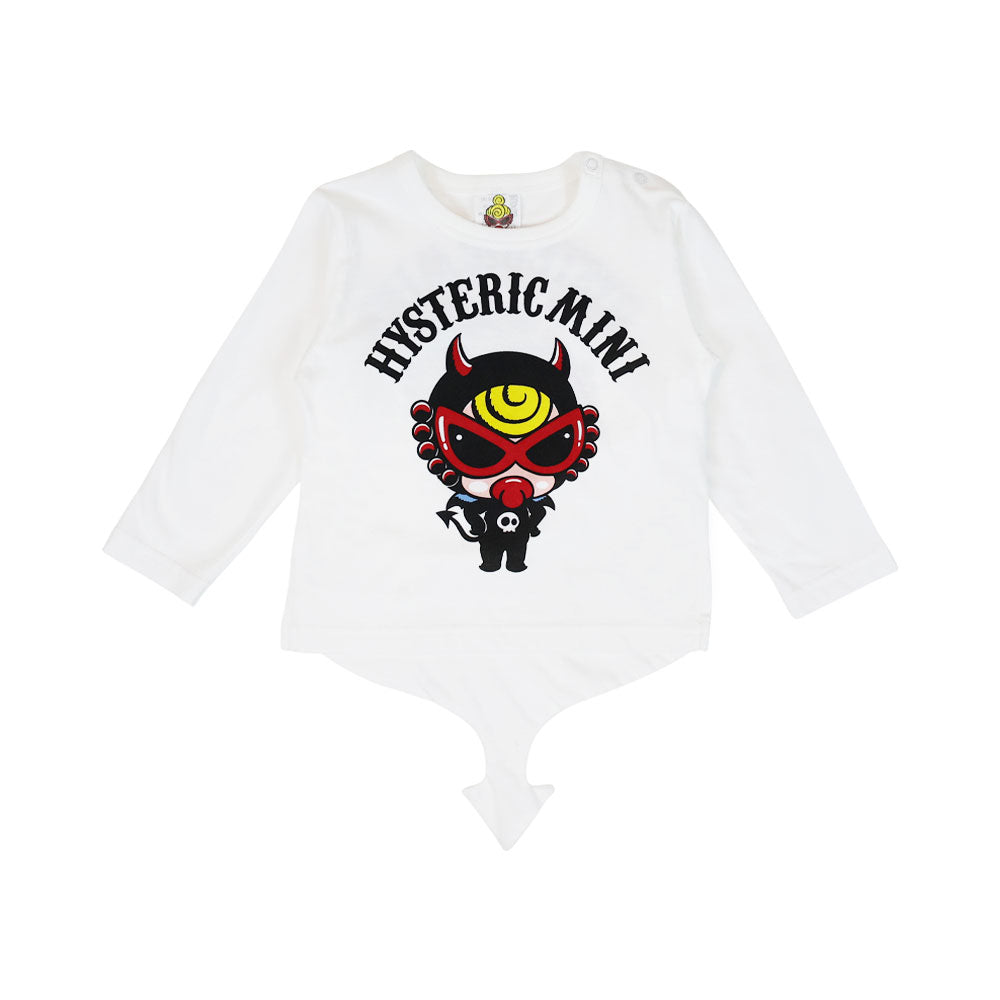 [8月予約商品]DEVILKIN しっぽ付き 長袖Tシャツ