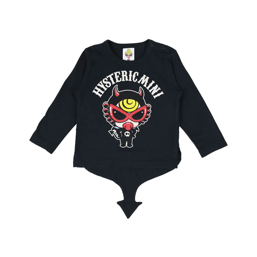 [8月予約商品]DEVILKIN しっぽ付き 長袖Tシャツ