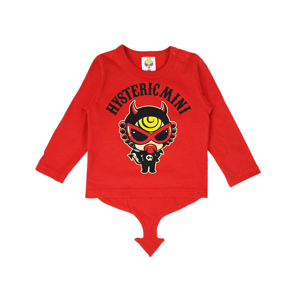 [8月予約商品]DEVILKIN しっぽ付き 長袖Tシャツ