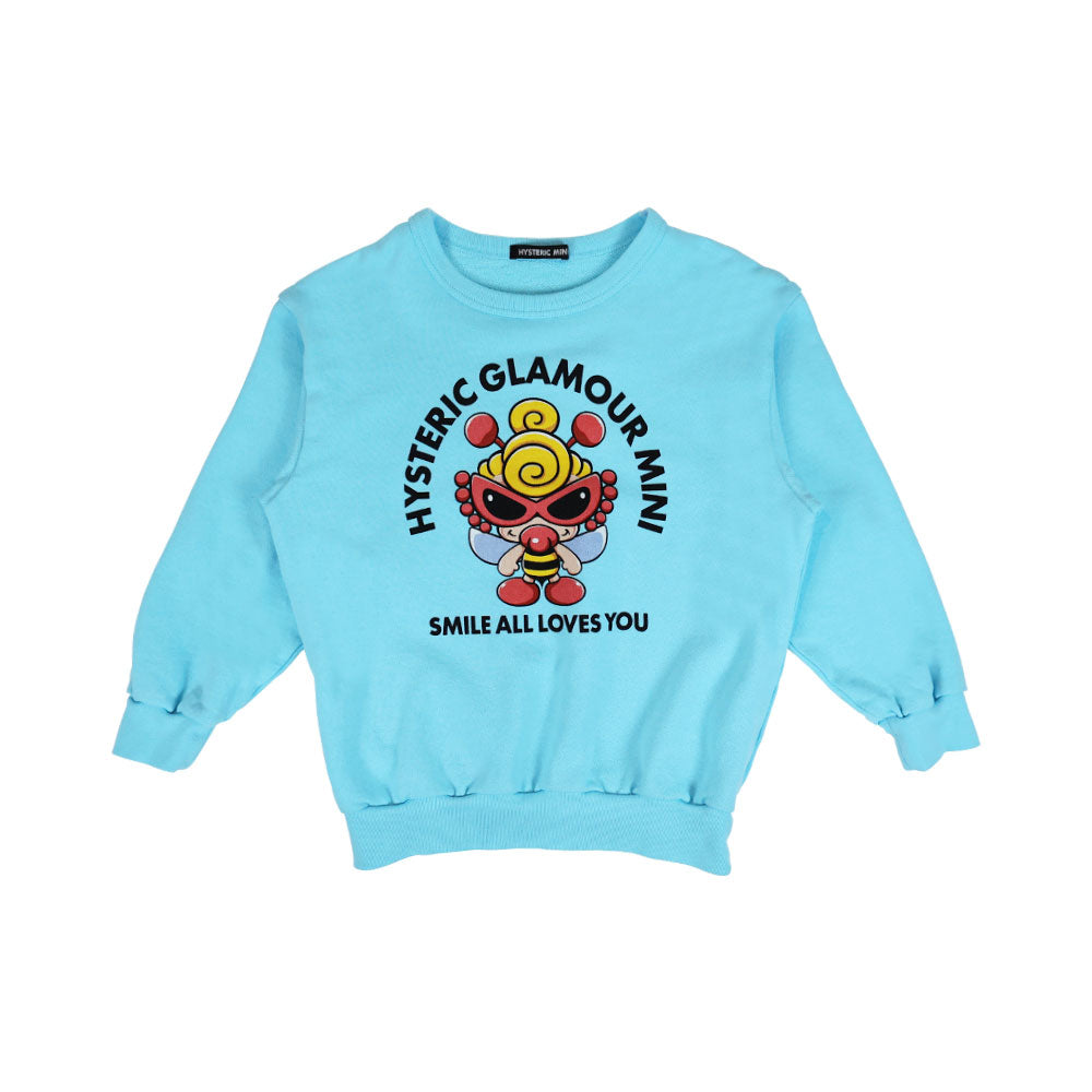 [9月予約商品]PLUMP LITTLE BEE 裏毛トレーナー