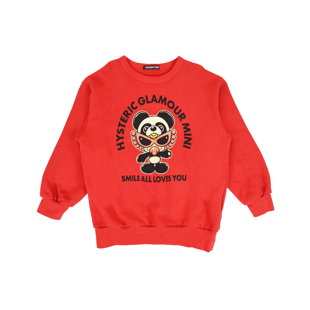 [9月予約商品]PLUMP PANDA MINI 裏毛トレーナー