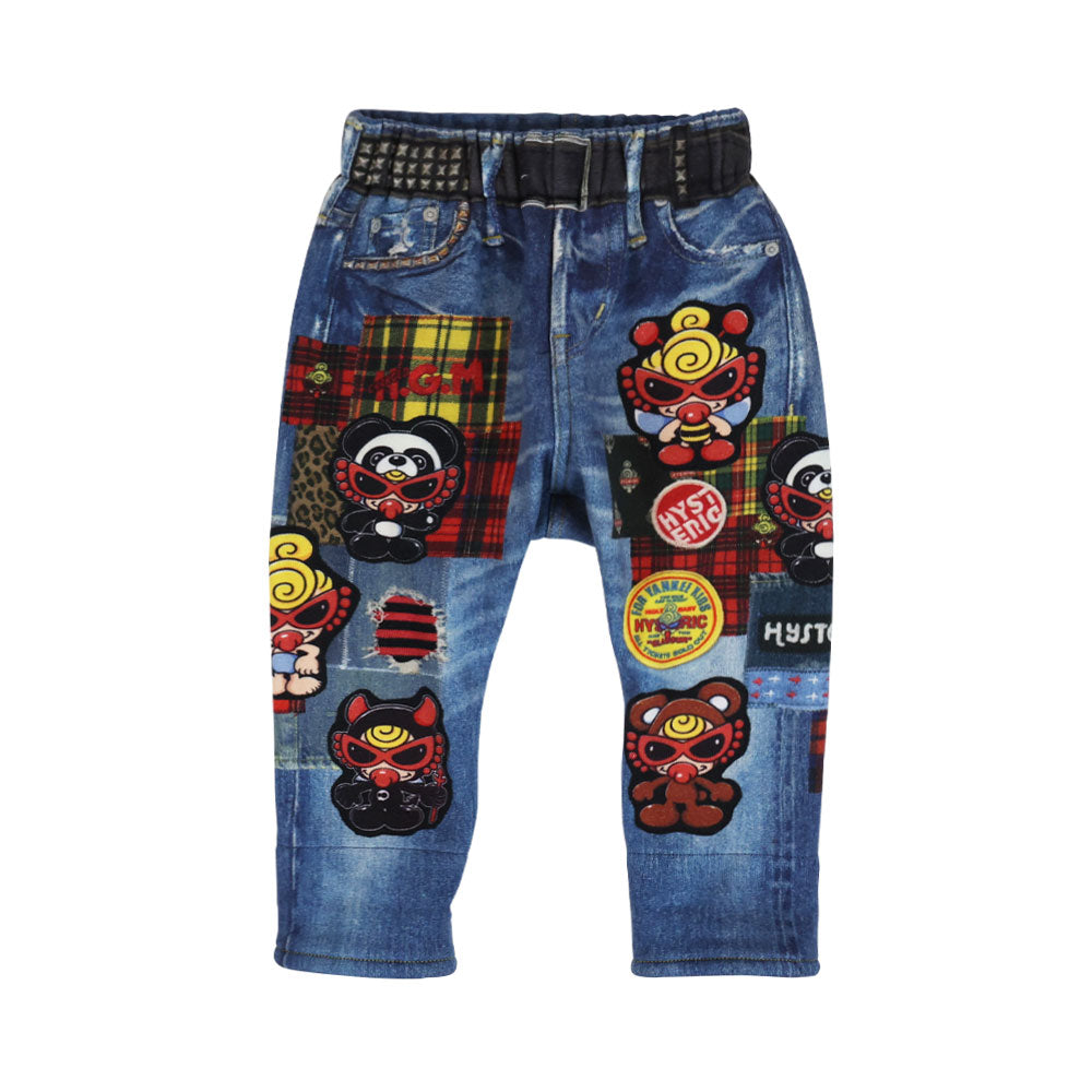 [9月予約商品]PLUMP MINI ボンバー裏毛 Like a denim Viscotex パンツ
