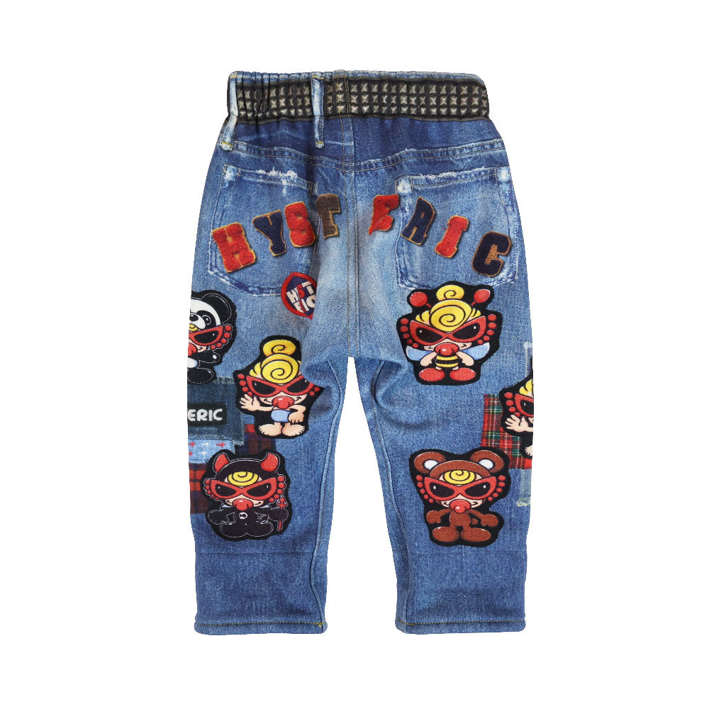 [9月予約商品]PLUMP MINI ボンバー裏毛 Like a denim Viscotex パンツ