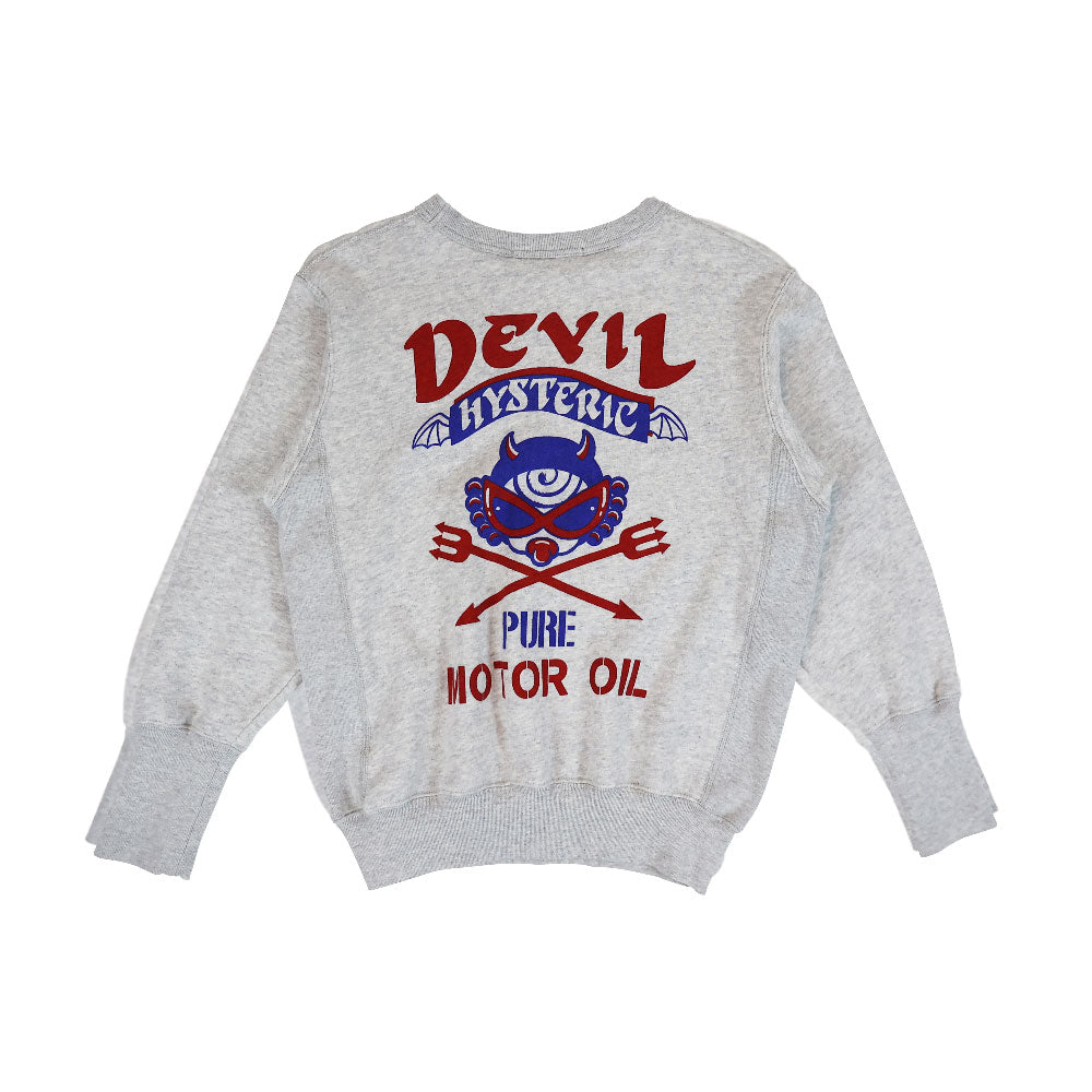 [9月予約商品]DEVIL MOTOR 裏毛トレーナー
