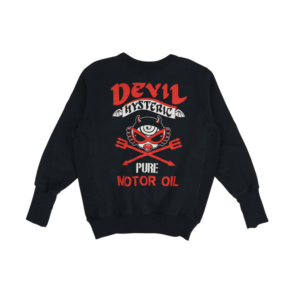 [9月予約商品]DEVIL MOTOR 裏毛トレーナー