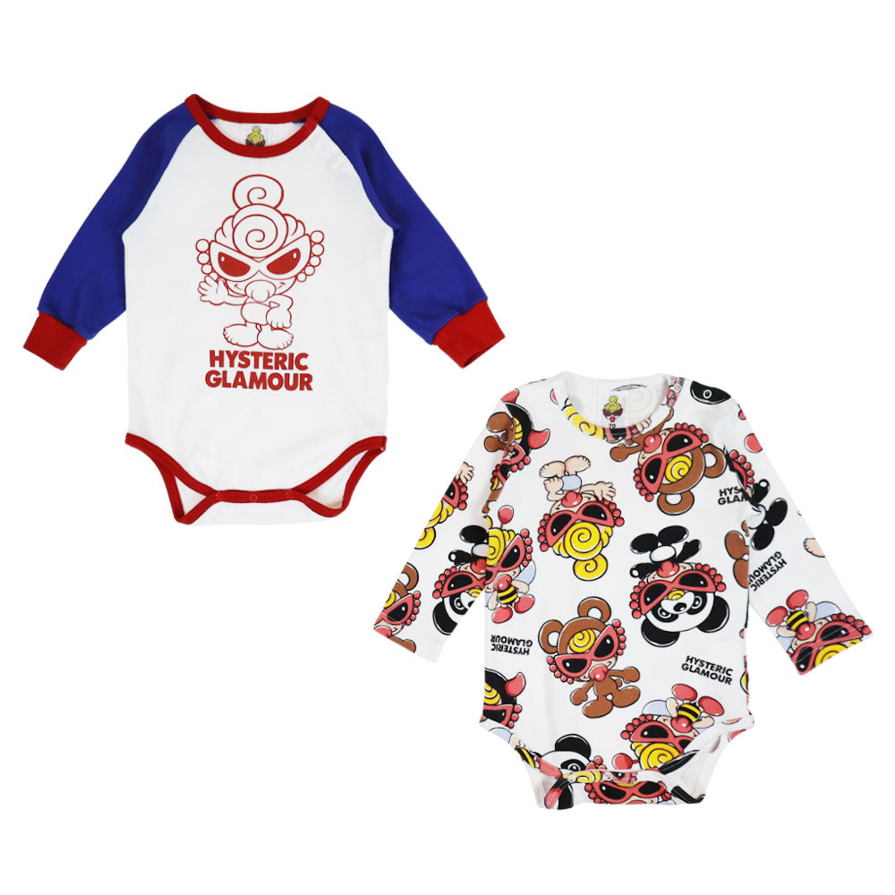 [9月予約商品]PLUMP MINI 長袖ロンパース セット