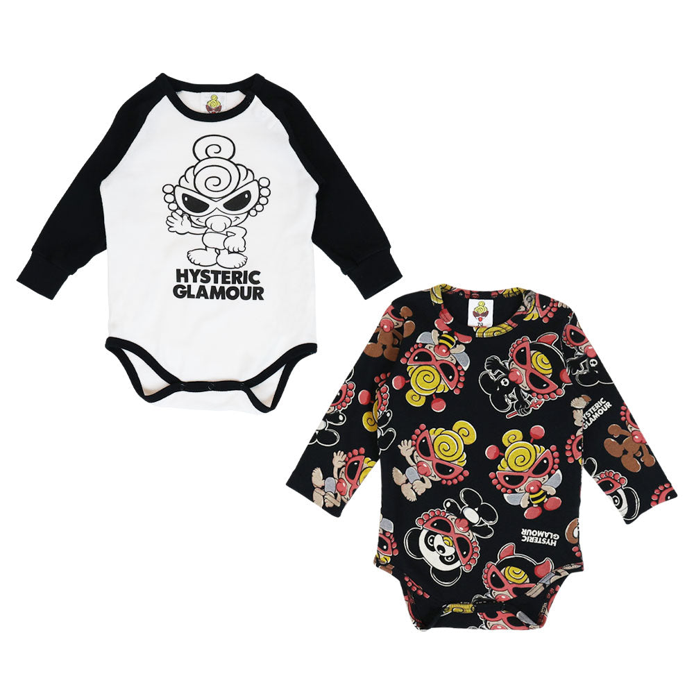 [9月予約商品]PLUMP MINI 長袖ロンパース セット