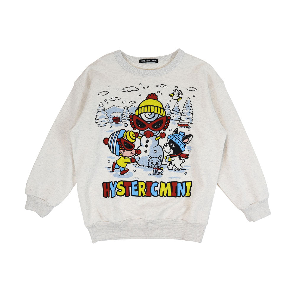 [9月予約商品]LET'S MAKE A SNOWMAN WITH J 裏毛トレーナー