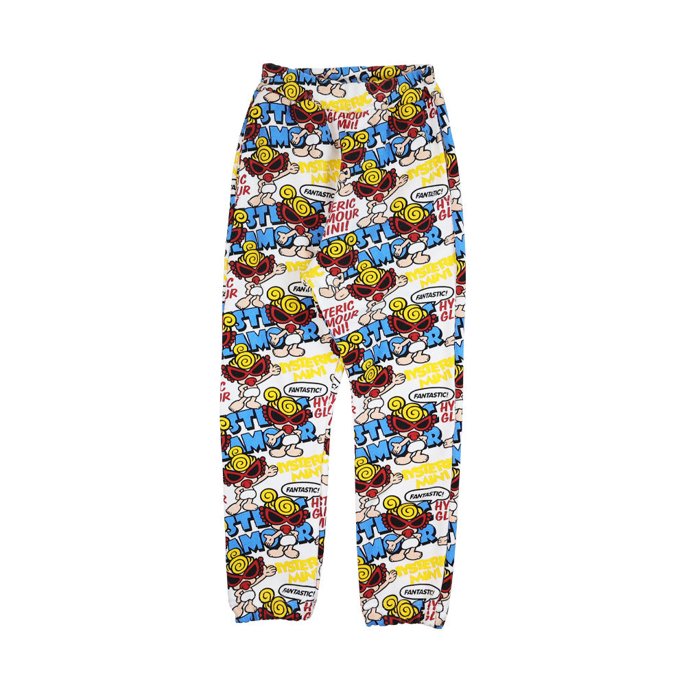 [9月予約商品]FANTASTIC！ 総柄 裏毛スウェットパンツ