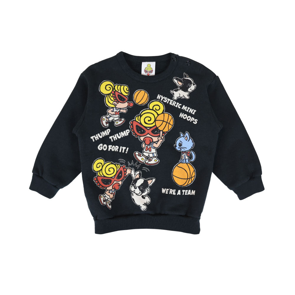 [10月予約商品]HYSTERIC HOOPS ON A PRACTICE 裏起毛トレーナー