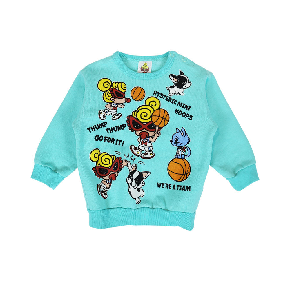 [10月予約商品]HYSTERIC HOOPS ON A PRACTICE 裏起毛トレーナー