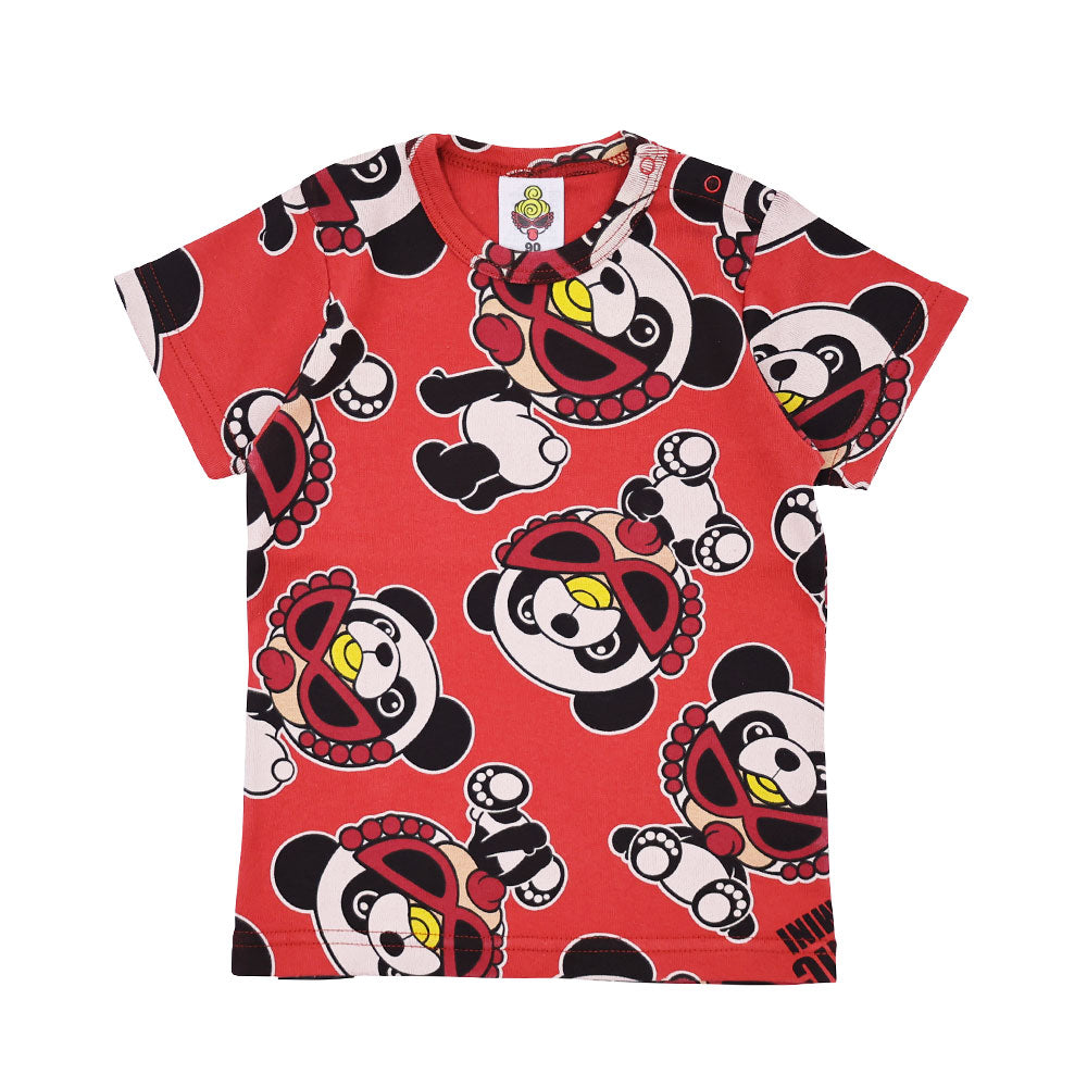 PANDA MINI 総柄半袖Tシャツ