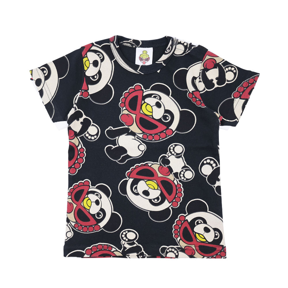 PANDA MINI 総柄半袖Tシャツ