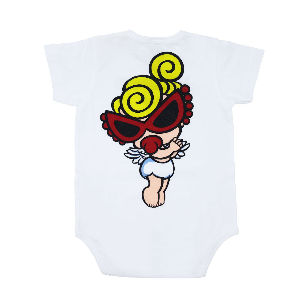 フロントロゴ ANGEL MINI 半袖ロンパース