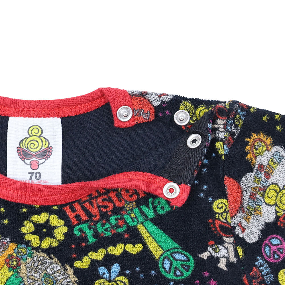 The Hysteric festival総柄 半袖ロンパース RVスタイセット