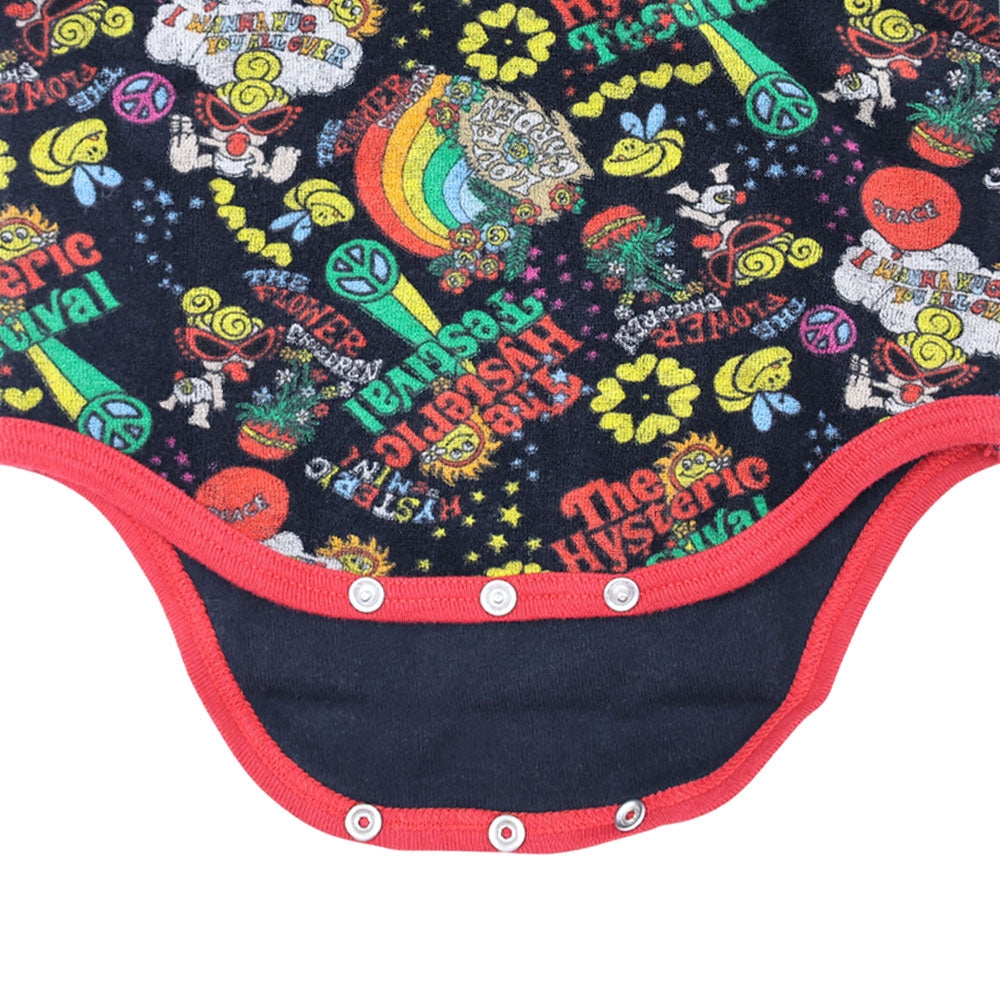 The Hysteric festival総柄 半袖ロンパース RVスタイセット