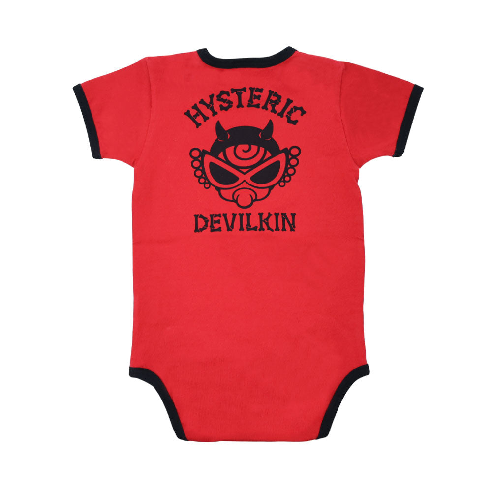 DEVILKIN リンガー半袖ロンパース