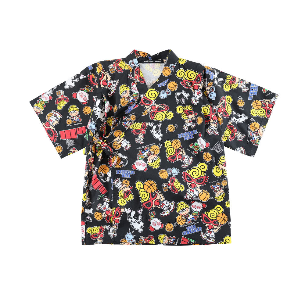 HYSTERIC MINI HOOPS 総柄 甚平