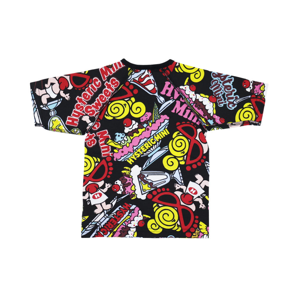 HYSTERIC MINI SWEETS PARLOR 総柄 短肌着