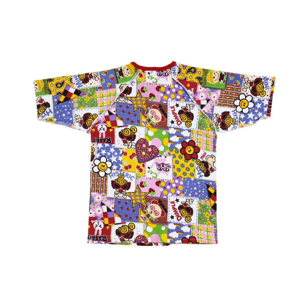 SCRAP PATCHWORK 総柄 短肌着 ブルマセット