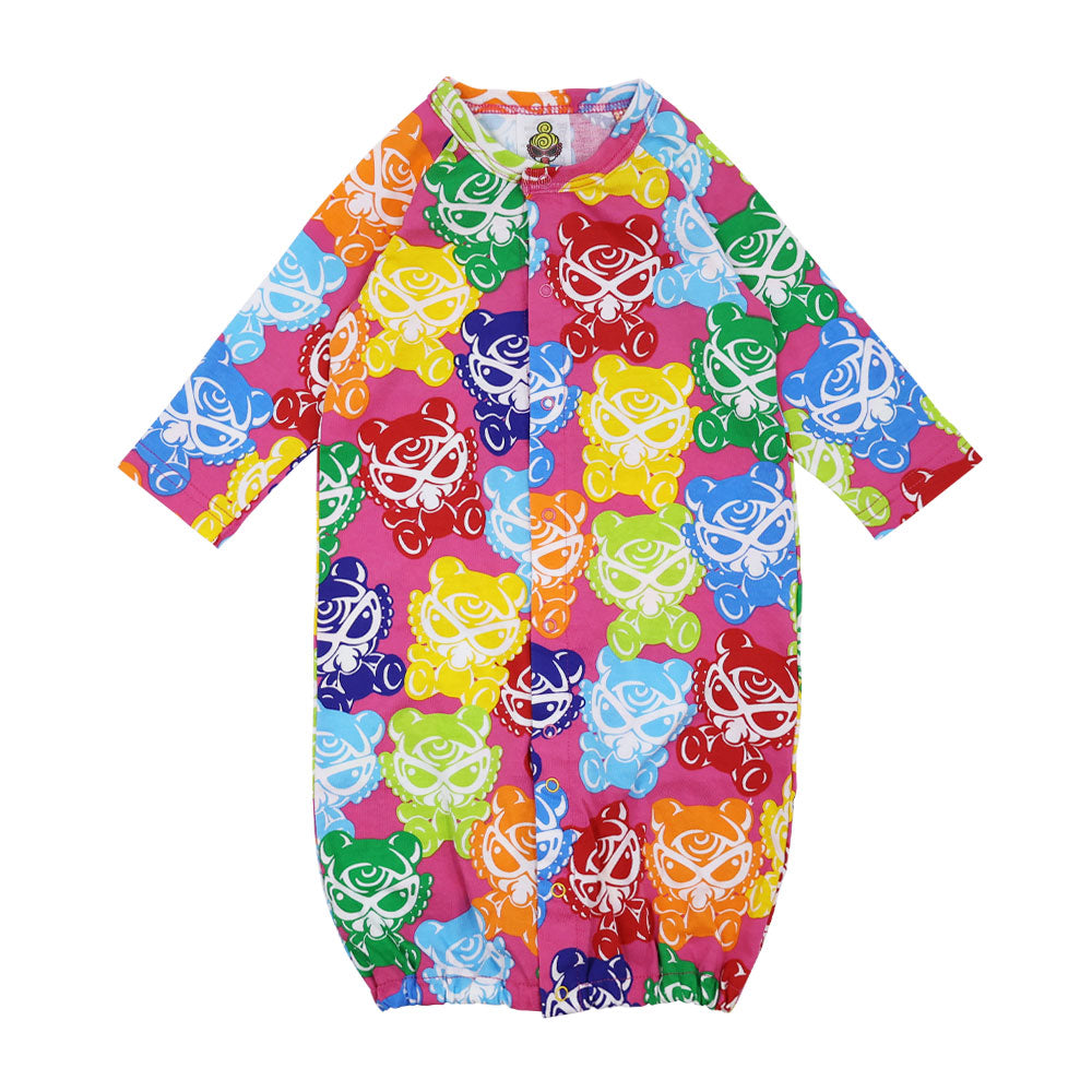 TEDDY MINI SUGAR HIGH 総柄 長袖2WAYALL