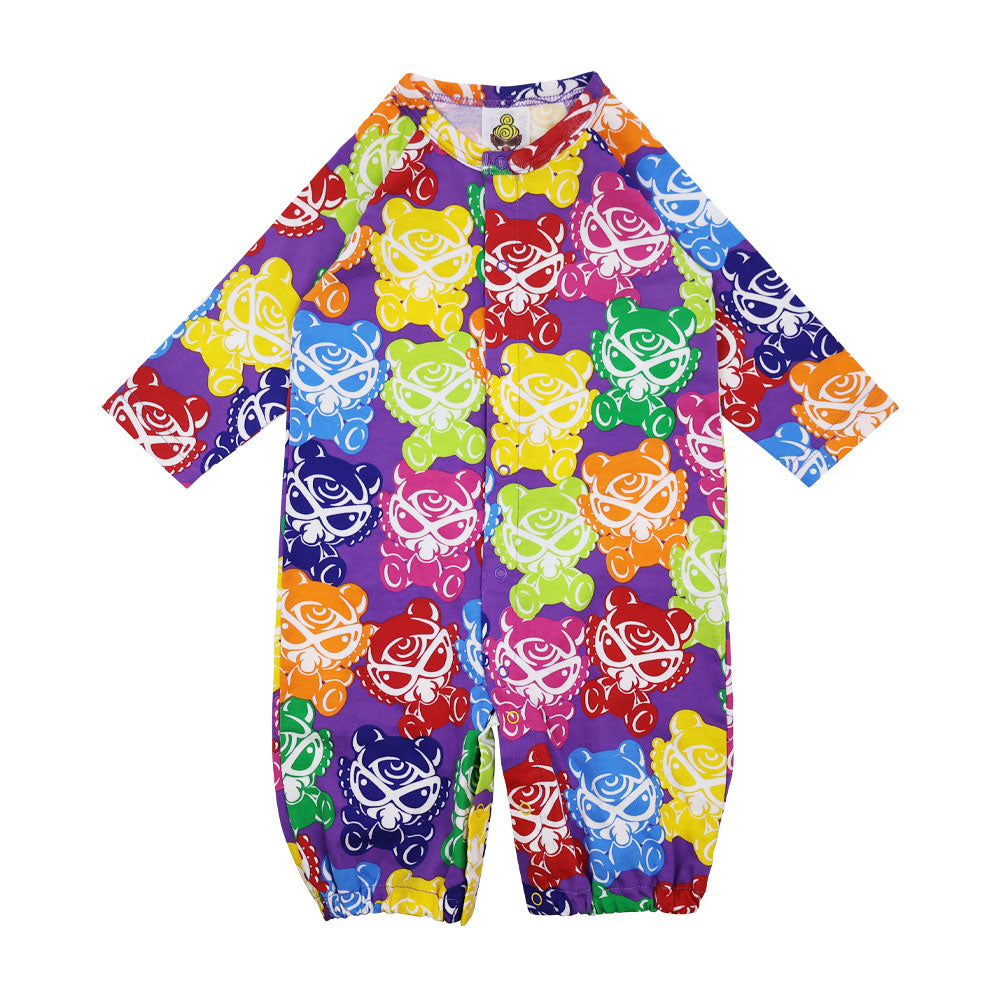 TEDDY MINI SUGAR HIGH 総柄 長袖2WAYALL