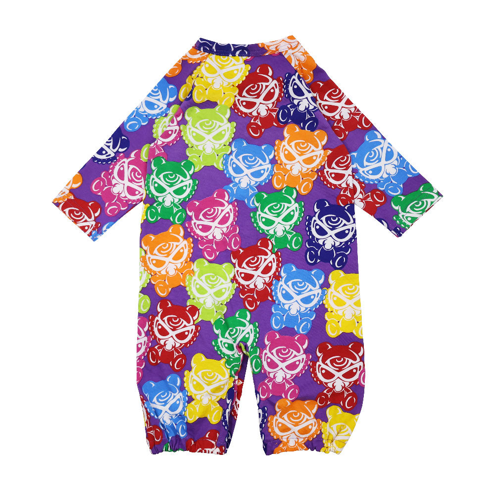 TEDDY MINI SUGAR HIGH 総柄 長袖2WAYALL