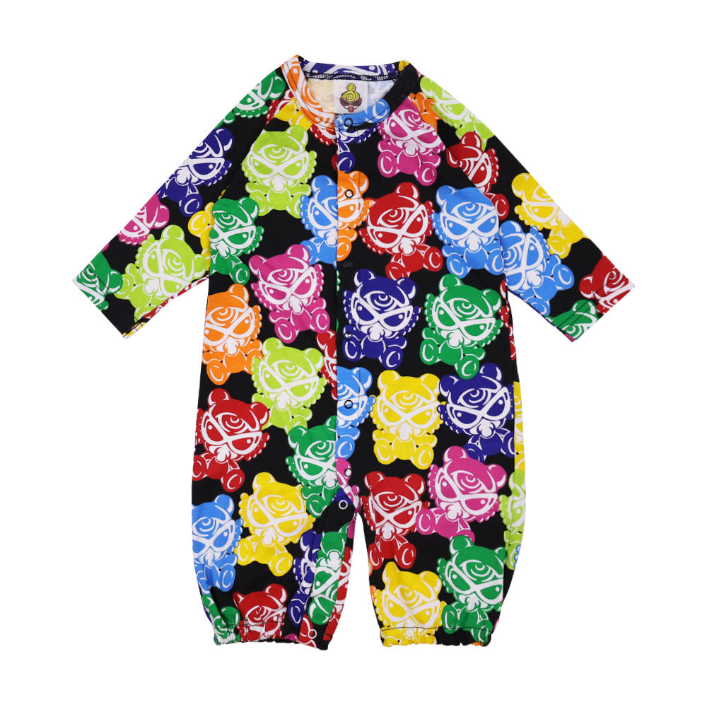 TEDDY MINI SUGAR HIGH 総柄 長袖2WAYALL