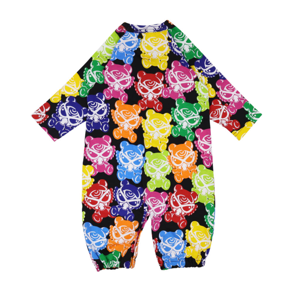 TEDDY MINI SUGAR HIGH 総柄 長袖2WAYALL