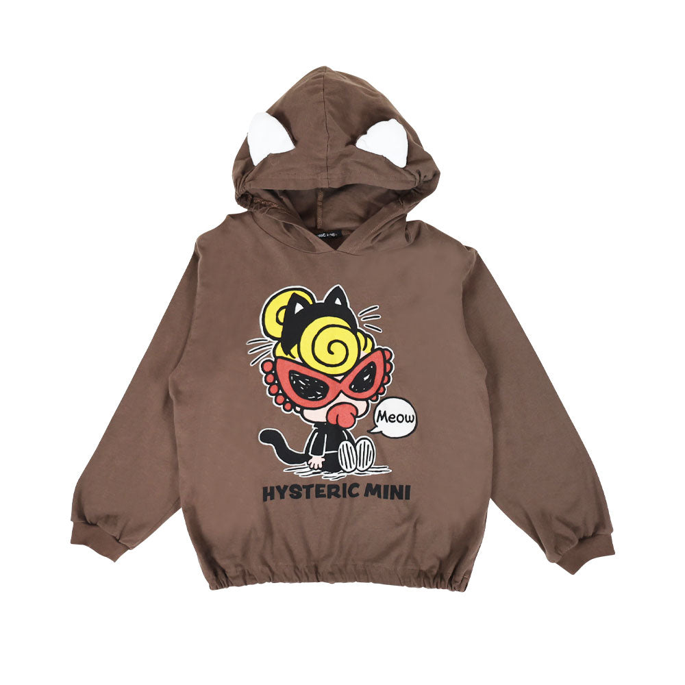 MEOW MINI 耳付き 薄手パーカー